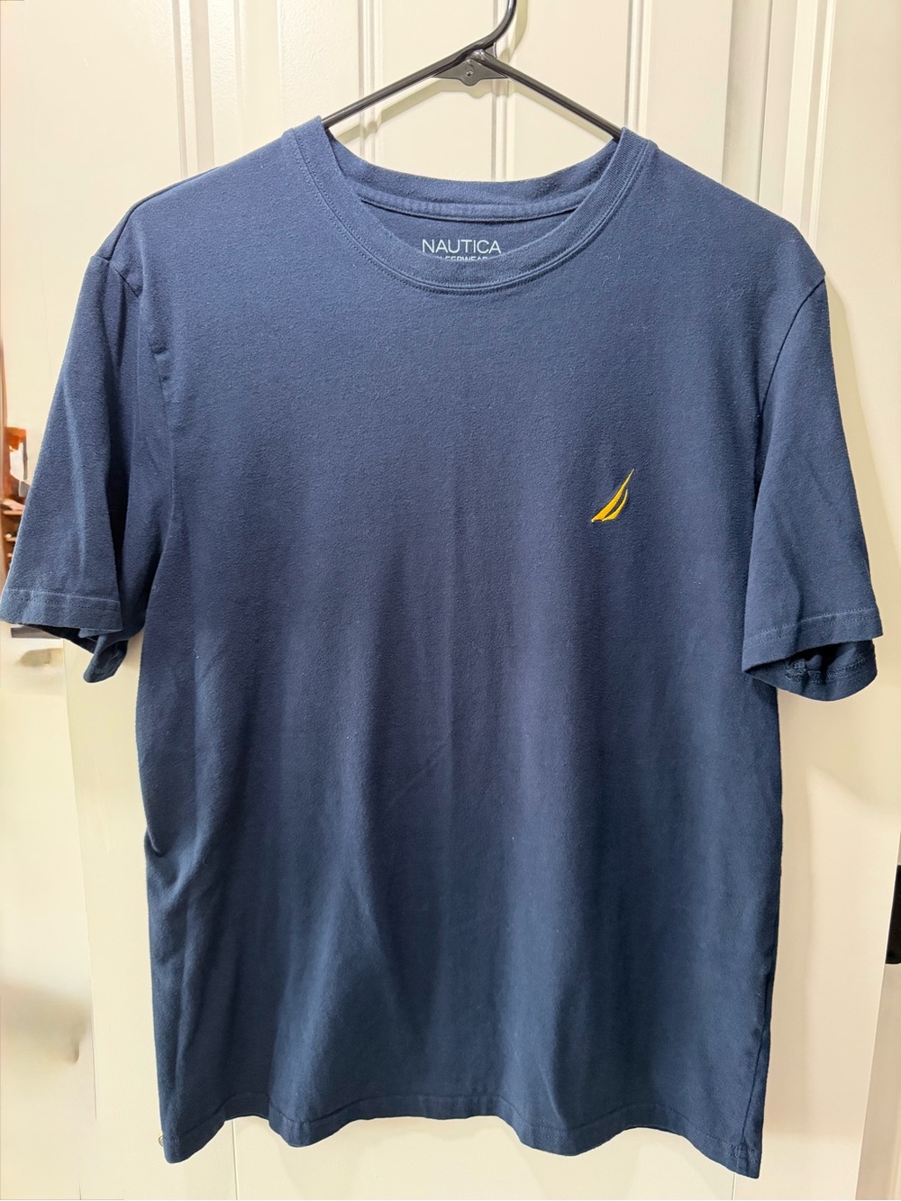 Nautica Navy Short-Sleeve Crew Sleep Shirt Tee Sz M